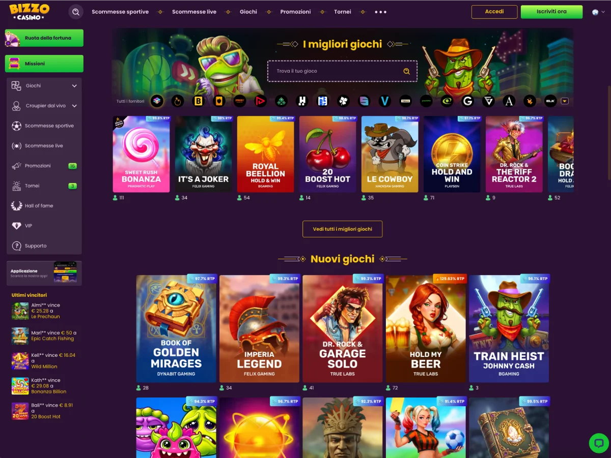 Bizzo Casino piattaforma di casinò